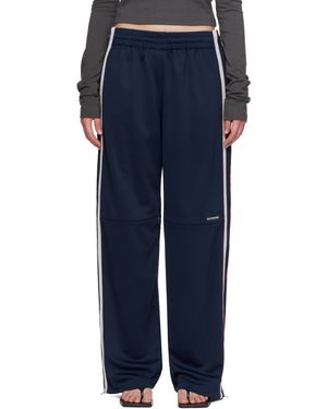 we11done Color-Block Track Trousers - Blue