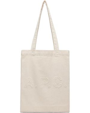A.P.C. Off- Lou Tote - Natural