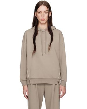MM by Max Mara Taupe Flipper Hoodie - Multicolour