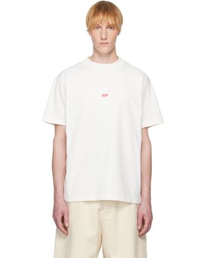 424 オフホワイト Alias レギュラー Tシャツ