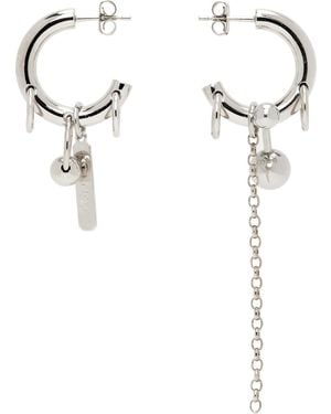 Justine Clenquet Evie Earrings - White