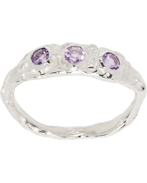 Vasiliki Mono Mycena Ring - Black