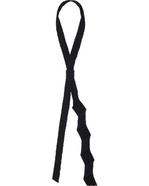 Black Homme Plissé Issey Miyake Ties for Men | Lyst