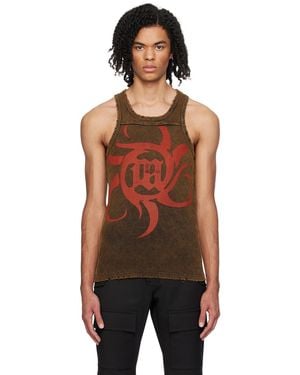 MISBHV Brown 'the Beach' Tank Top - Black