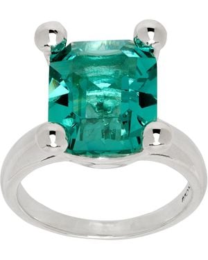 Mondo Mondo Atomic Square Ring - Green