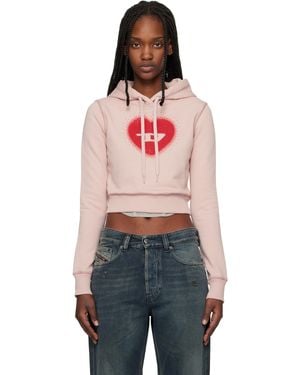 DIESEL F-Slimmy-Hood-S5 Hoodie - Orange