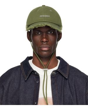 Jacquemus Khaki 'The Artichaut' Cap - Green