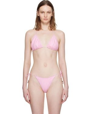 Jacquemus 'The Triangle' Bikini Top - Pink