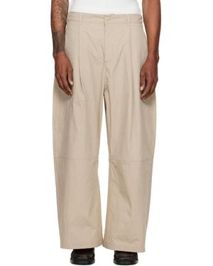 YMC Drop Out Trousers - Natural