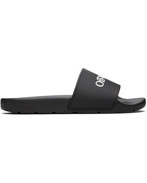 Off-White c/o Virgil Abloh Bookish Slides - Black
