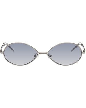 Song For The Mute Ssense Exclusive 'The Teardrop' Sunglasses - Black