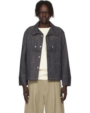 TAIGA TAKAHASHI Lot. 715 French Mechanic Denim Jacket - Blue