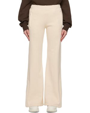 Amiri Off-white Wide-leg Lounge Trousers - Natural