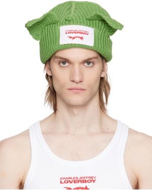 Charles Jeffrey Chunky Ears Beanie - Green
