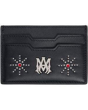 Amiri 'Ma' Stud Card Holder - Black