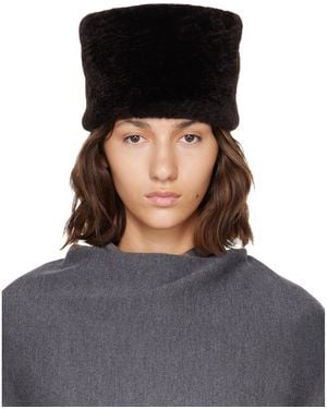 Rohe Asthrakan Shearling Hat - Blue