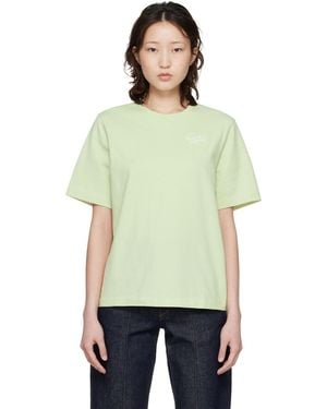 Maison Kitsuné 'Maison Kitsune' Handwriting Comfort T-Shirt - Green