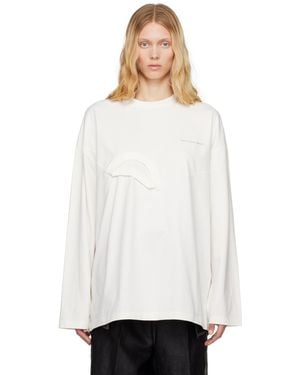 Feng Chen Wang Oversized 2 In 1 Sweatshirt - White