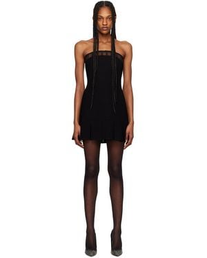 Monot Layered Minidress - Black