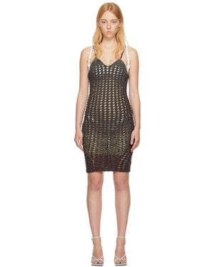 Isa Boulder Minicable Reversible Midi Dress - Black