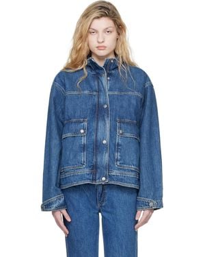 Rag & Bone Sophia Denim Jacket - Blue