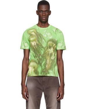 Stockholm Surfboard Club Airbrush T-Shirt - Green
