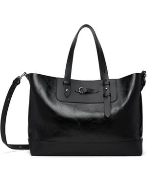 Maison Margiela ブラック ミディアム Shopping Horizontal トートバッグ