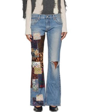 Junya Watanabe Patchwork Jeans - Blue