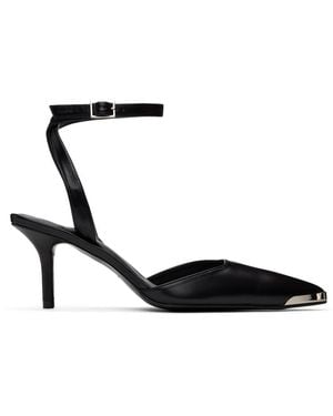 Juun.J Strap Stiletto Heels - Black