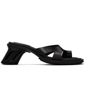 Eytys Black Ava Heeled Sandals