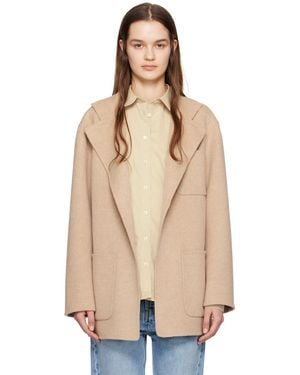 TOTEME Patch Pocket Jacket - Natural