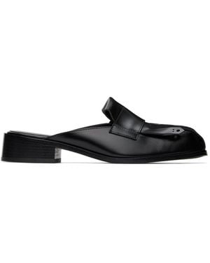 Raf Simons Black Tassel Loafers