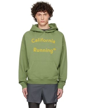 District Vision 'California' Cotton Hoodie - Green