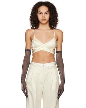 Anna October Soutien-Gorge Léger Élin Blanc Cassé