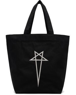 Rick Owens Temple Mini Beach Tote - Black