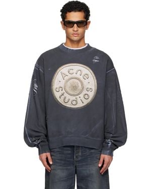 Acne Studios Logo Sweatshirt - Blue