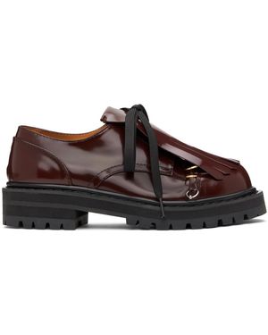 Marni バーガンディ Dada ダービー - ブラック