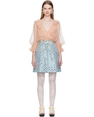 Valentino Sequin Minidress - Black