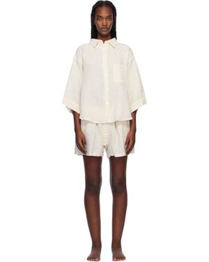 【関税込み】Deiji Studios イエロー Placket パジャマセット Deiji Studios イエロー Placket パジャマセット ブラック | Lyst