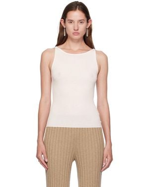 Lisa Yang Off- Lynette Tank Top - White
