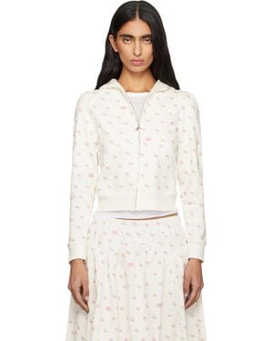 Sandy Liang Cardamom Hoodie - White
