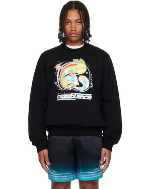 CASABLANCA Manga Tennis Ball Sweatshirt - Black