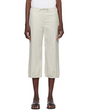 Still Here Taupe Waiters Trousers - Natural