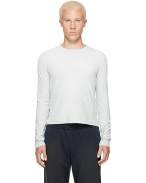 Acne Studios Distressed Logo T-Shirt - White