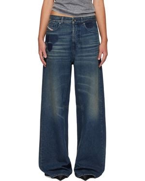 DIESEL Relaxed Low Waist 1996 D-Sire Jeans - Blue