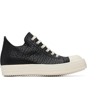 Rick Owens Tower Low Sneaks Trainers - Black