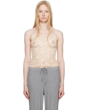 Skims Ssense限定 イエロー Spring Intimates トライアングル キャミソール - マルチカラー