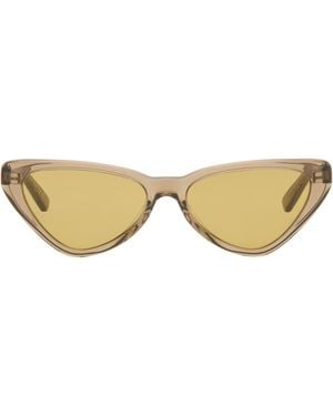 Saint Laurent Khaki Sl 944 Sunglasses - Brown