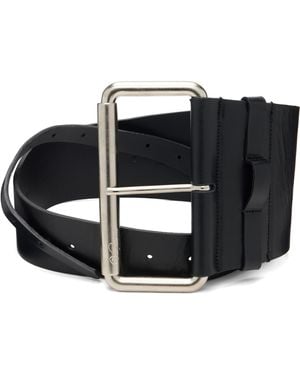 VAQUERA Equestrian Leather Belt - Black