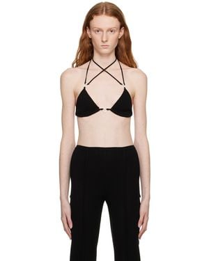 Mach & Mach Self-tie Top - Black
